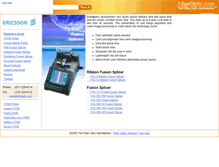 Tablet Screenshot of ericsson.fiberoptic.com